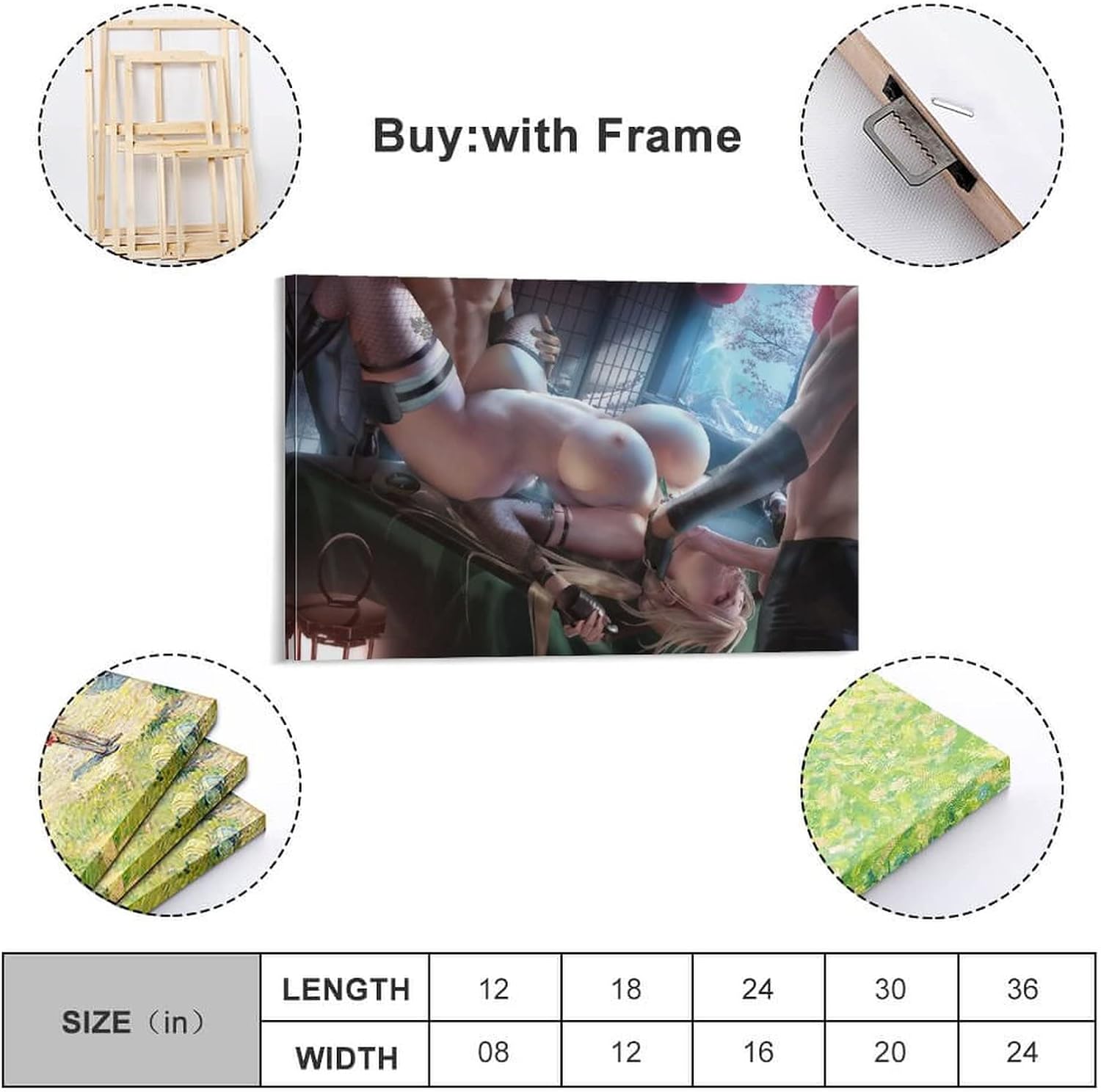 Anime Porn Posters Naked Truth Sex Hentai Posters Naked Truth Anime Uncensored Sex Pussy Posters Naked Truth UncensoredCanvas Painting Posters And Prints Wall Art Pictures for Living Room Bedroom Dec