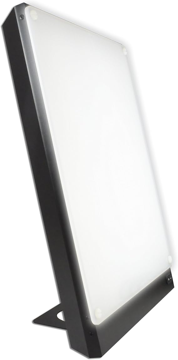Northern Light Technologies Boxelite - 10000 Lux Light Therapy Lamp - Full Spectrum Lightbox Therapy Light for Natural Mood and Energy Enhancement, Sunlight Desk Lamp, Black