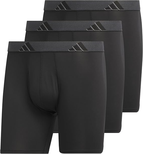 adidas Men's Microfiber 3-Pack Boxer Brief