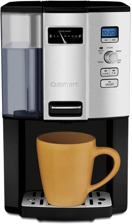 Cuisinart Drip Coffee Maker, Programmable & Self-Cleaning, 12-cup Capacity | DCC-3000NAS, easy-to use coffeemaker, 12 cup coffee maker includes auto shut-off, self-clean function, removable reservoir