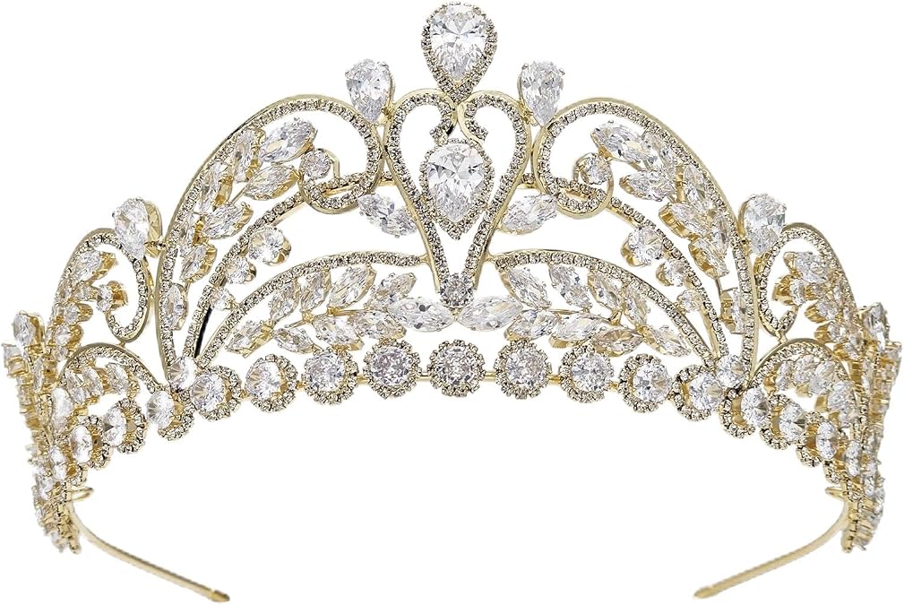 luxury Bridal Tiaras and Crowns for Women Cubic Zirconia CZ Wedding Headpiece Prom Birthday Quince Queen Hair Accessories Zircon Gift Jewelry