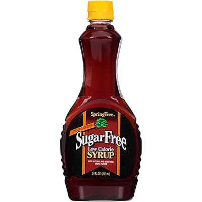 Spring Tree Sugar Free Syrup, 24 Ounce Pack of 12