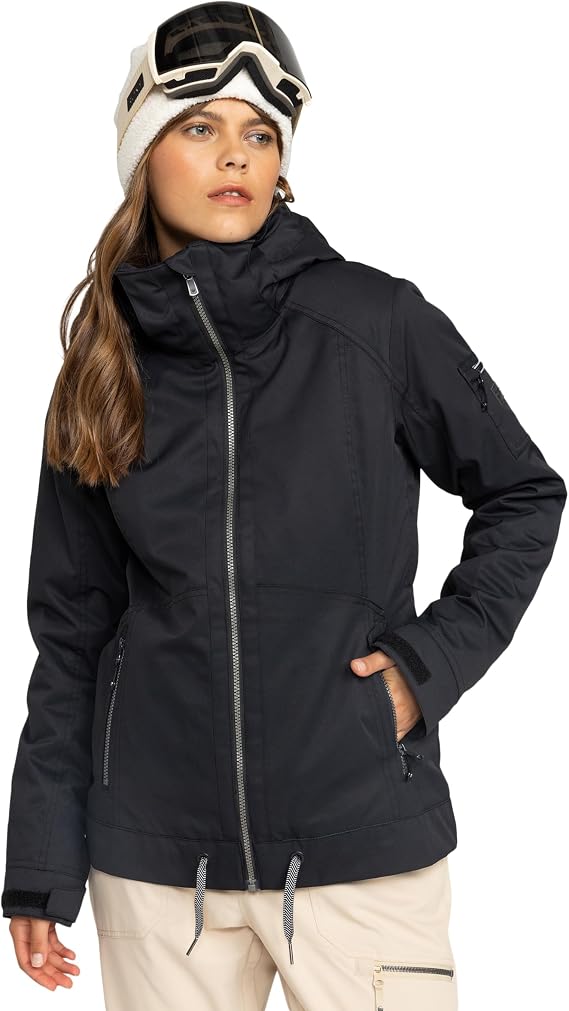Roxy Women's Meade Snow Jacket 10k Waterproof, Pfas-free, Recycled Materials, Insulated