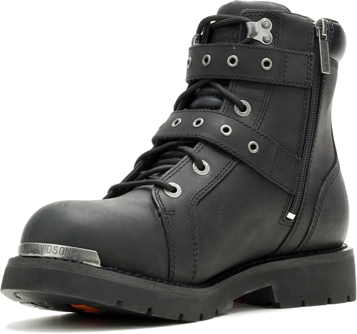 Harley-Davidson Footwear Mens Ironblock Motorcycle Casual Boots Ankle - Black