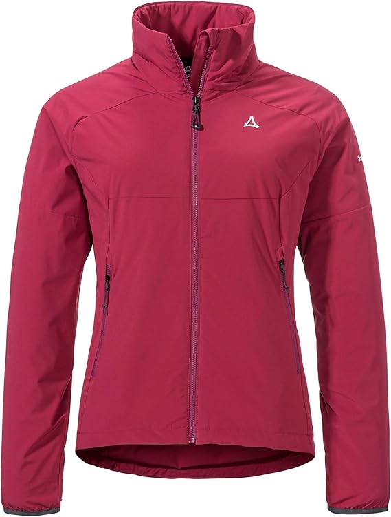Schöffel Women's Ins Jacket Style Salza WMSs Functional Cycling Rain Jacket with 4-Way Stretch MTB Jacket with Preformed Fit and Ventilation Openings