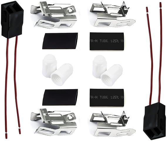2 Pack ERR117 Range Stove Element Plug Receptacle Block Terminal Block Range for Receptacle Whirlpool Kenmore Electric Stove Range Burner Receptacle Kit 550226, 71930, 74-06-132, 766339,74-06-190