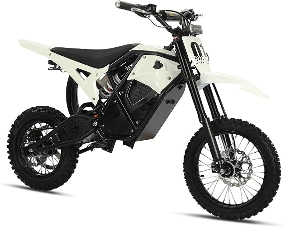 Electric Dirt Bike for Teens & Adults , 48V/15 AH Battery, 36MPH & 37 Mile Electric Motorcycle, 2000W Peak Motor, 14"/12" Off-Road Tire E-Bike, Dual Hydraulic Brakes, Full Suspension, Fit Age 13+