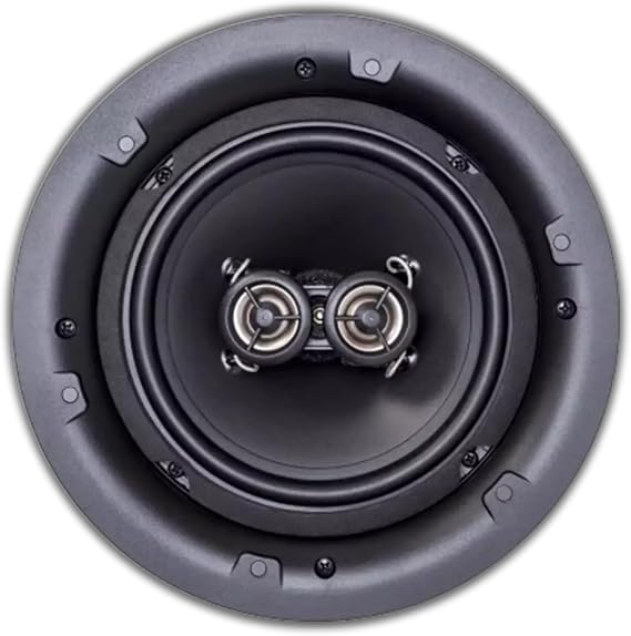 Cambridge Audio C165SS in-Ceiling Speaker | 6.5-inch Woofer 3-Way Speaker with Twin Tweeters | Matte White (Each)
