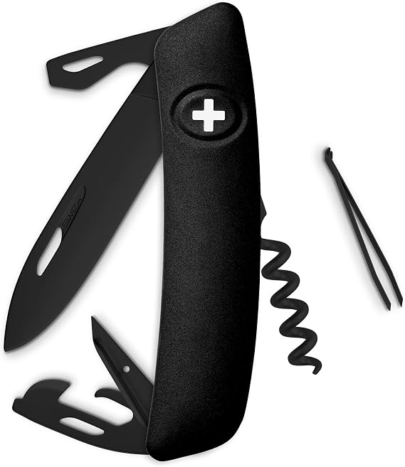 Swiza KNI.0033.1010 D03 Swiss Button Lock Black