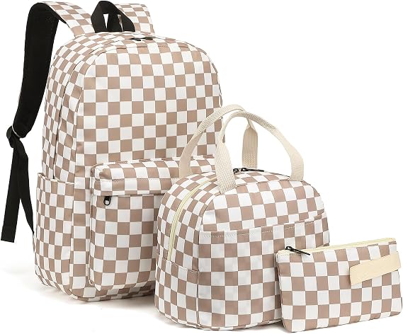 Kids Backpack for Girls, Teens School Bags Bookbags Set with Lunch Bag Pencil Case