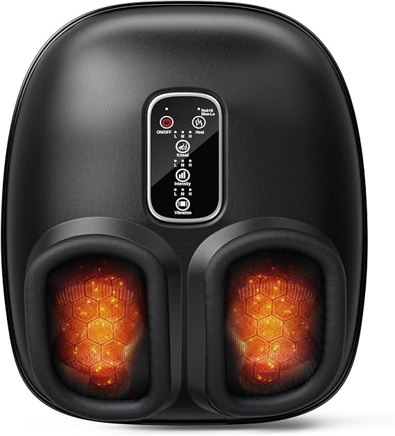 LUBBYGIM Foot Massager with Heat, Feet Massage with Shiatsu Deep Kneading