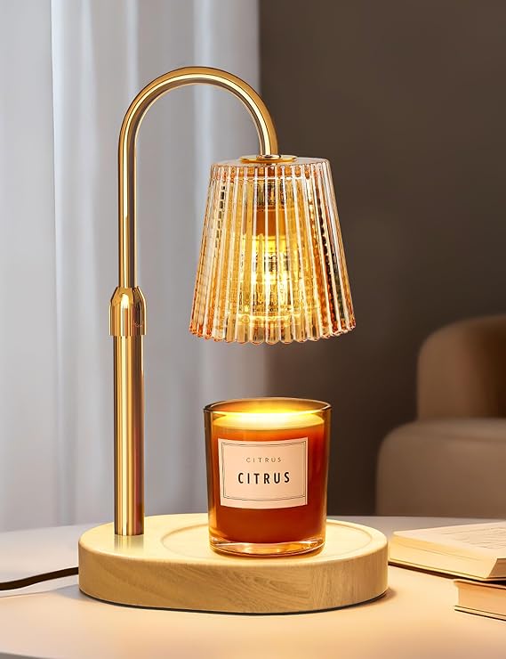 Candle Warmer Lamp with Timer Dimmer, Home Bedroom Decor Gifts for Women