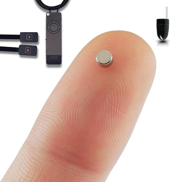 PingaOculto Spy Earpiece Exams Foot Pedals (Nano V2 + Vip Pro UltraMini) | 2 spy earpieces (Nano and Vip Pro UltraMini), Standalone MP3, No phone needed, Up to 8 h recordings, microSD included