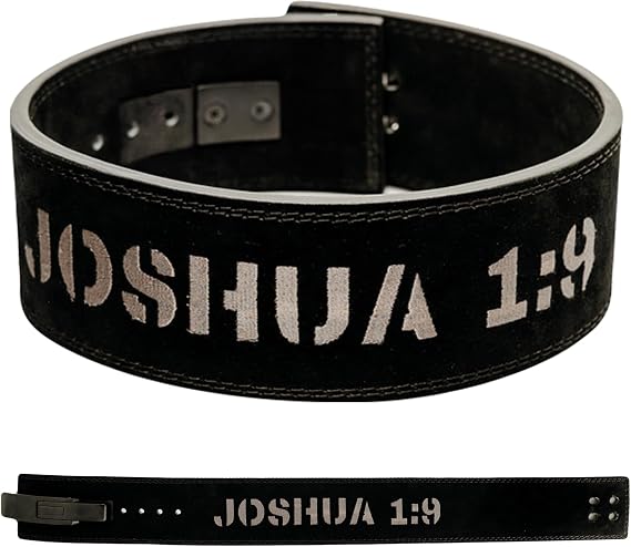 Christian Lever Weight Lifting Belt - 10mm Thick Leather Powerlifting Belt for Men & Women - Squat & Deadlift Support