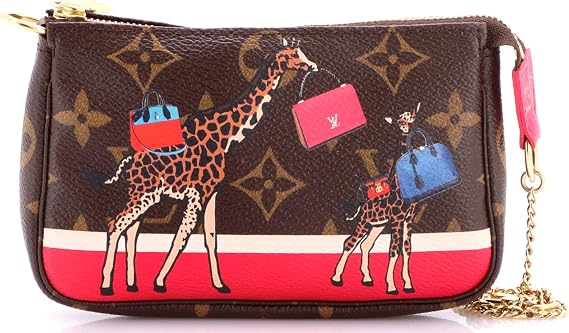 Pre-Loved Pochette Accessoires Mini, Brown