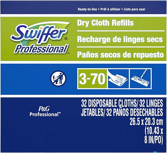 Swiffer Dry Refills, Unscented, Pack of 32