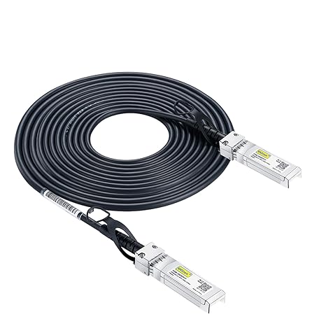 10Gtek SFP+ DAC Twinax Cable - 10GBASE-CU Passive Direct Attach Copper SFP Cable for Cisco SFP-H10GB-CU7M, Ubiquiti UniFi UC-DAC-SFP+, Meraki, Fortinet, D-Link, 24AWG, 7-Meter(23ft)