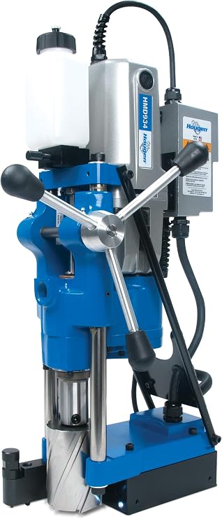 Hougen HMD934 Industrial Magnetic Drill Four Speed 70/120/200/332 RPM 4-Inch Depth Magnetic Drill For Heavy Duty Metal Fabrication 115V