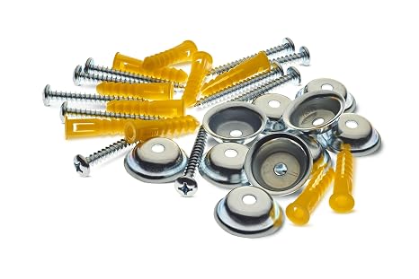 Pegboard Mounting & Spacer Kit for DuraBoard or 1/8 In. and 1/4 In. Pegboard 16 Sets, PK16 - 1 Each