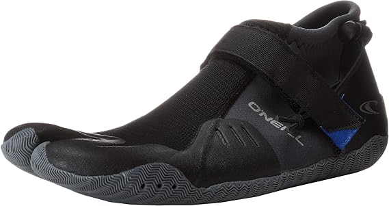 O'Neill Superfreak 2mm Tropical Split Toe Neoprene Boot, Textured Rubber Sole for Surfing, Paddleboarding, Snorkeling