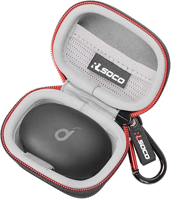 RLSOCO Carrying Case for Anker Soundcore Life P2 Mini True Wireless Bluetooth 5.2 Earbuds Headphones (Case Only)