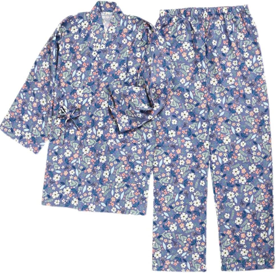 Jinbei Men's Japanese Yukata Kimono