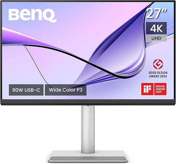 BenQ MA270U 27'' 4K UHD IPS 2XHDMI USB C HDR 400 MacBook Pro And MacBook Air Supported Monitor