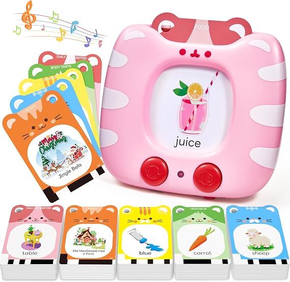 JoyCat Talking Flash Cards for Toddlers 3-5