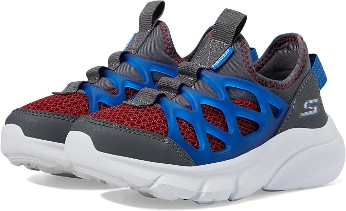 Skechers Boys Skech Faster | Casual, Adaptive Closure, Machine Washable, Lightweight, Air-Cooled Memory Foam