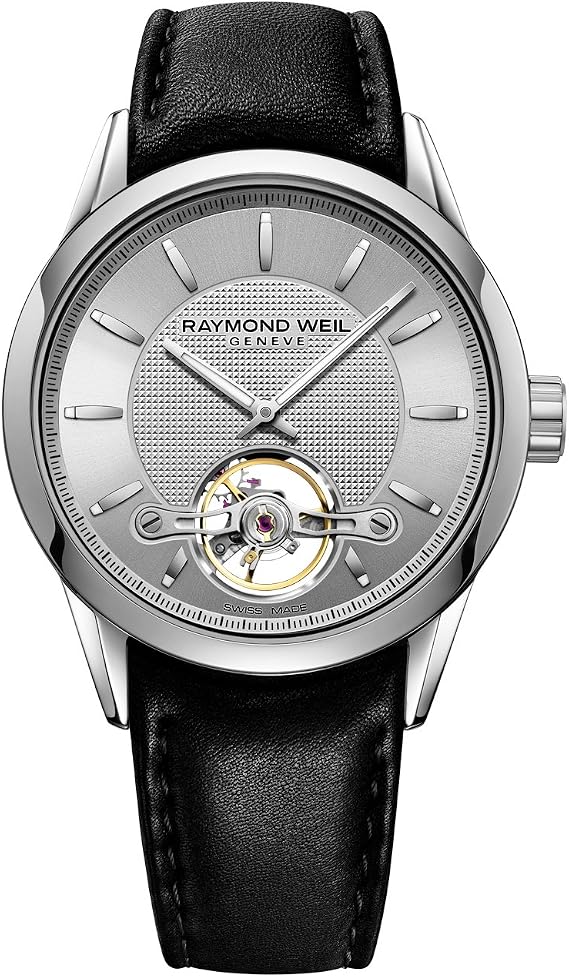 Raymond Weil Men's 2780-STC-65001 Freelancer Analog Display Swiss Automatic Black Watch