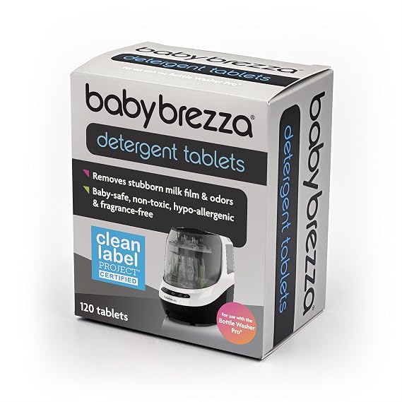 Baby Brezza Detergent Soap Tablets for Bottle Washers, 120 Tablets