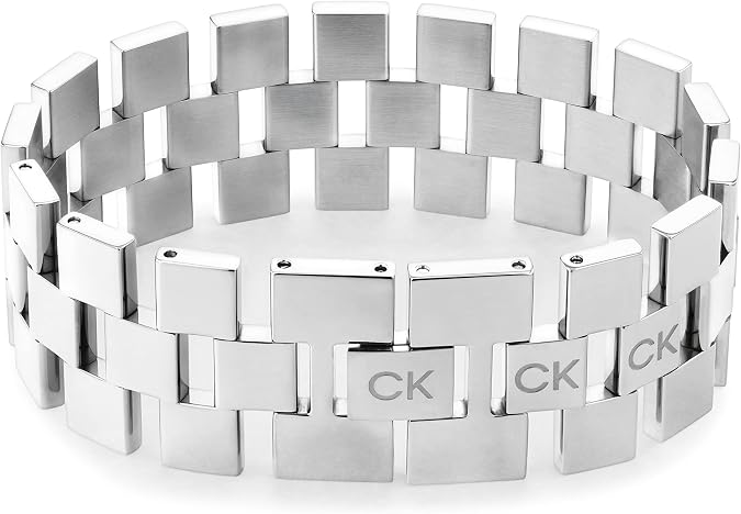 Calvin Klein Women's GEOMETRIC Collection Link Bracelet in Stainless Steel - 35000243
