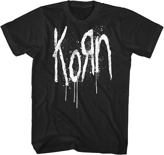 2Bhip Korn Spray Paint Logo Nu Metal Band Graphic T Shirt