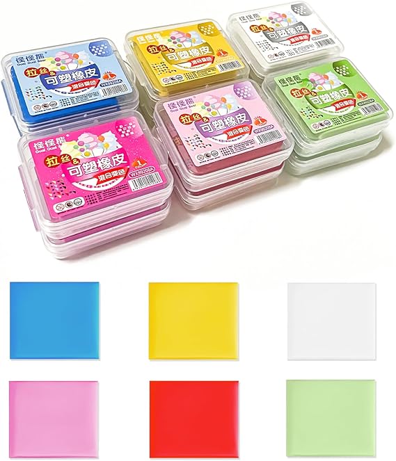 Pack of 12 Kneading Erasers Soft Kneadable Erasers Sketch Putty Rubber