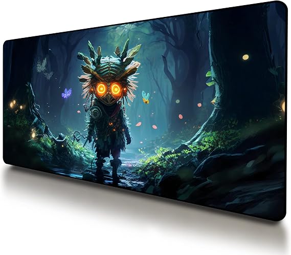 XXL Gaming Mouse Pad - Extra Large Extended Non Slip Mouse Pad - Keyboard and Mouse Desk Pad for Home Office and Study 31.5 x 15.7 in