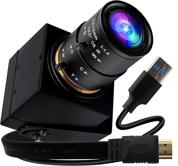 4K 60FPS HDMI USB Camera 2.8-12mm 4X Manual Zoom H.265 H.264 USB3.0 Webcam