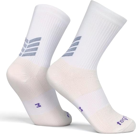 Teqnigrip NEW WOMENS Grip Socks | The W Sock | Advanced Anti-Slip Grip Technology | Enhance Performance in Womens Sports