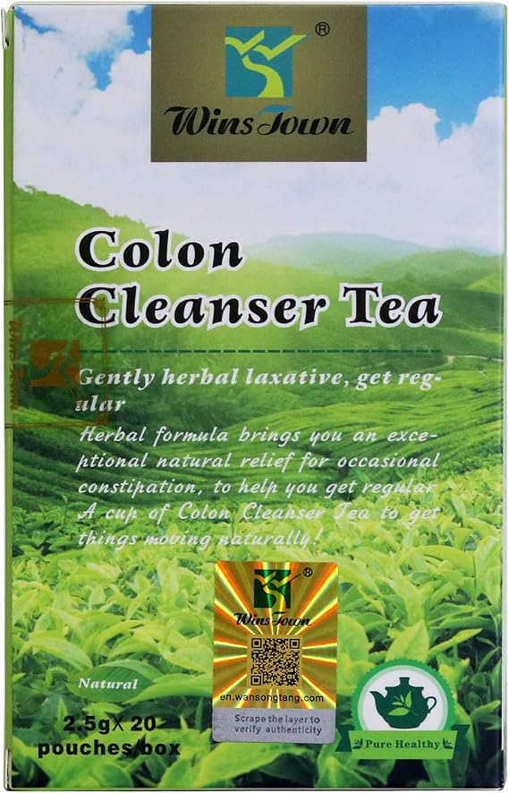 Colon Cleanser Tea, Natural Herbal Blend, 20 Teabags