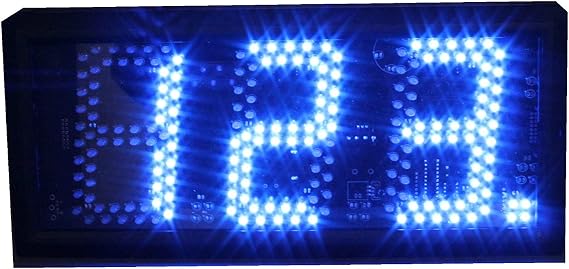 AZOOU IR Remote Control 5" LED Days Countdown Timer Blue Color Support Max 999 Days Count
