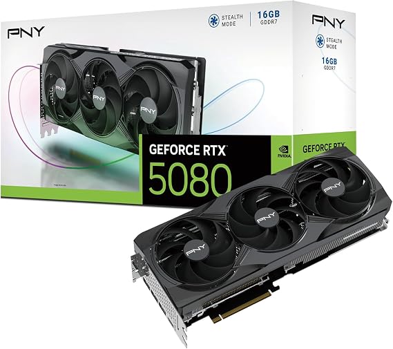 PNY GeForce RTXTM 5080 Triple Fan