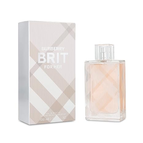 Burberry Brit Eau de Toilette Women's Floral Perfume With Notes of Icy Pear, Sugared Almond & Vanilla Long Lasting Fragrance