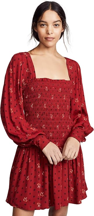 Free People Womens Two Faces Mini Dress