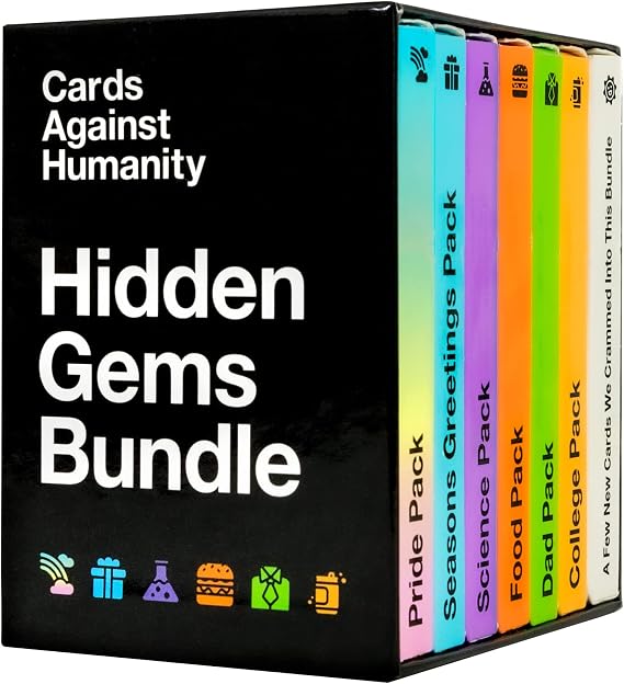 Hidden Gems Bundle for Cards Against Humanity 6 Classic Themed Packs
