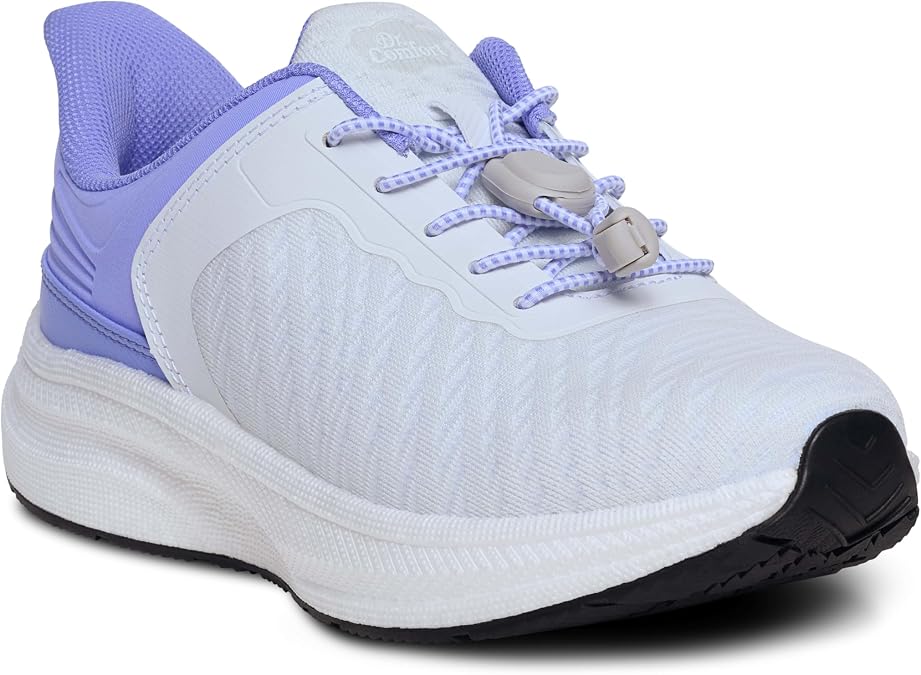 Dr. Comfort Joy Womens Hands-Free Slip-On Athletic Walking Shoes, Diabetic Orthopedic Sneakers with Arch Support