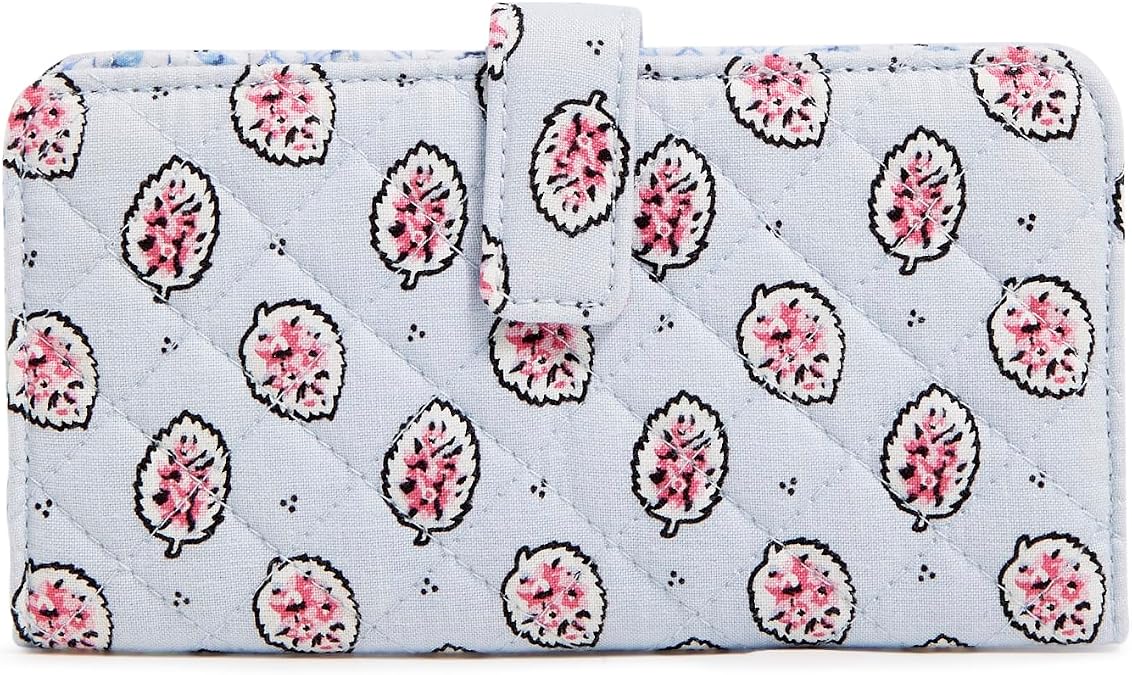 Vera Bradley Women's Cotton RFID Finley Small Wallet