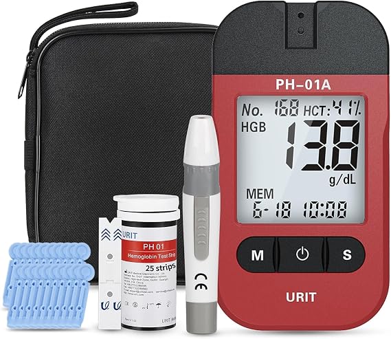 Hb Test Meter with 25 Test Strips