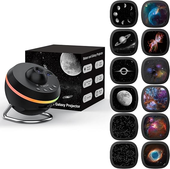 Galaxy Projector, Star Projector Home Planetarium with 5K HD 13 Disc