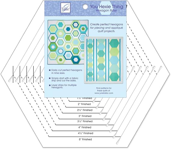 June Tailor You Hexie Thing Hexagon Ruler