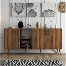 Mezza 1622 Exxen 180 Cm (Wooden Legs) Modern Console Line