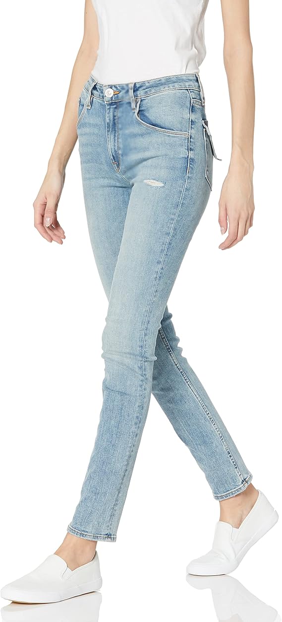 HUDSON Women's Collin High Rise Skinny Jean, with Back Flap Pockets